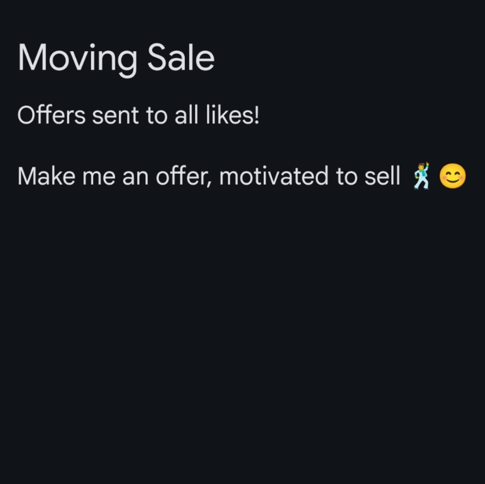 Selling EVERYTHING